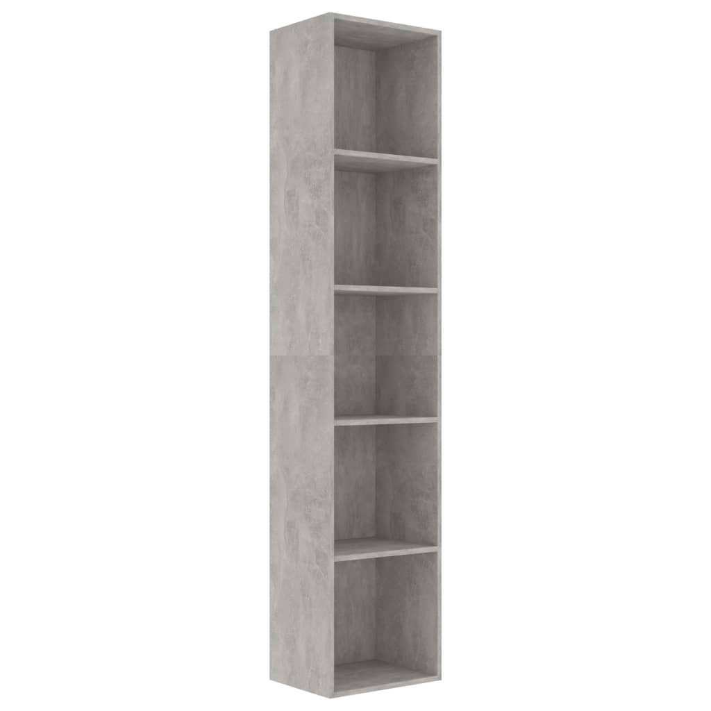 Libreria Grigio Cemento 40x30x189 cm in Truciolato cod mxl 12600