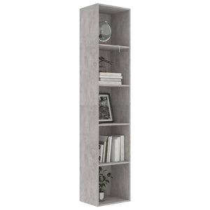 Libreria Grigio Cemento 40x30x189 cm in Truciolato cod mxl 12600