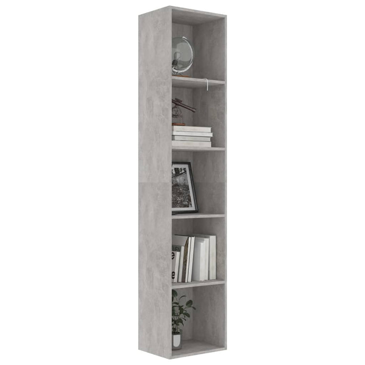 Libreria Grigio Cemento 40x30x189 cm in Truciolato cod mxl 12600