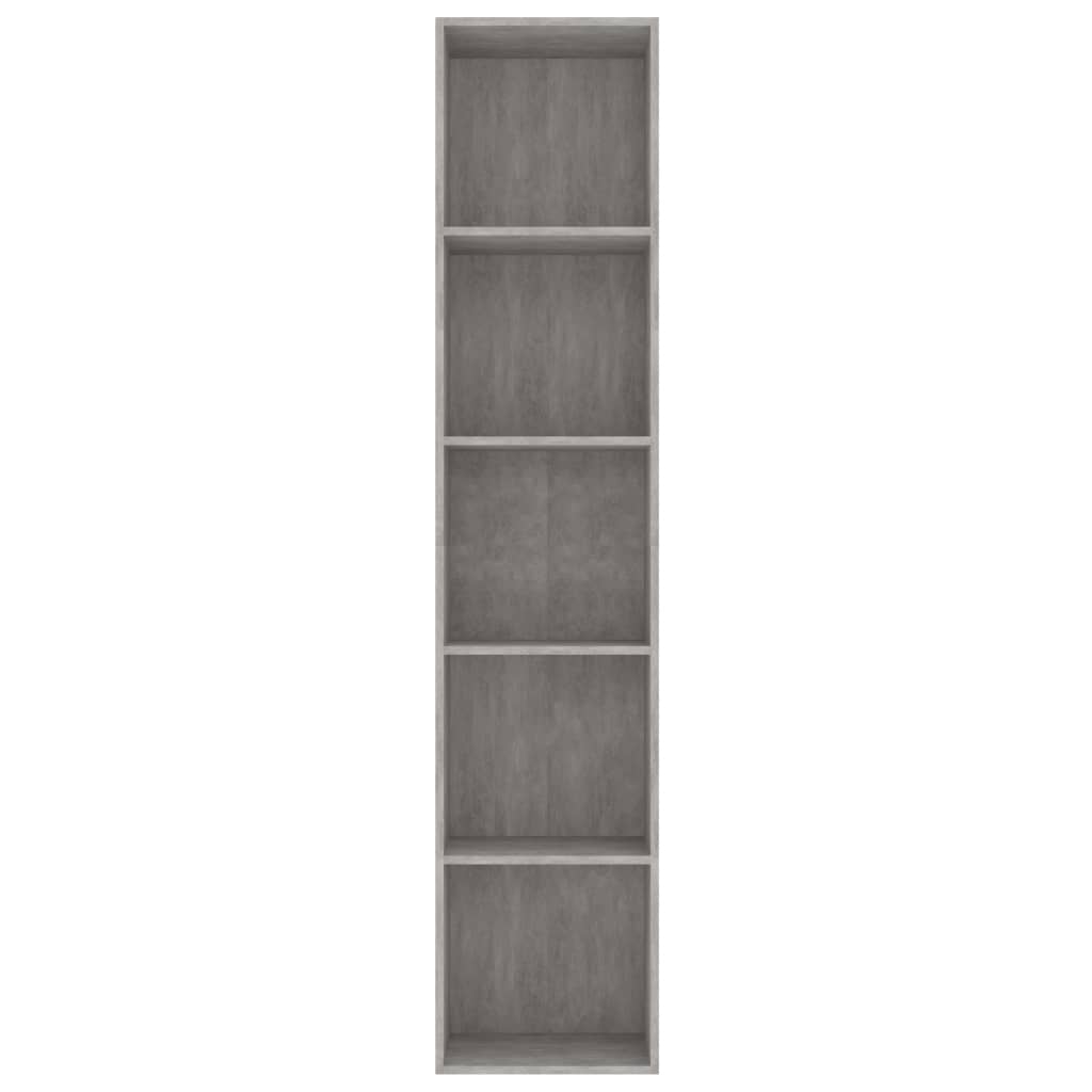 Libreria Grigio Cemento 40x30x189 cm in Truciolato cod mxl 12600