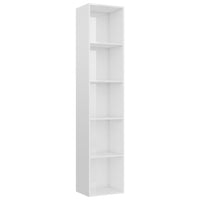 Libreria Bianco Lucido 40x30x189 cm in Truciolato