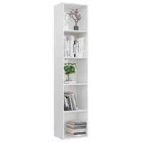 Libreria Bianco Lucido 40x30x189 cm in Truciolato