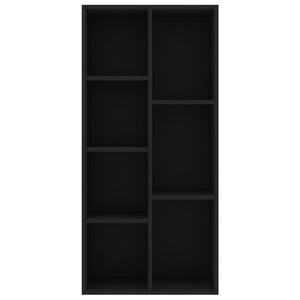 Libreria Nera 50x25x106 cm in Truciolato 801108