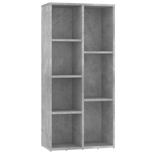 Libreria Grigio Cemento 50x25x106 cm in Truciolato 801111