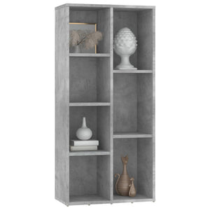 Libreria Grigio Cemento 50x25x106 cm in Truciolato 801111