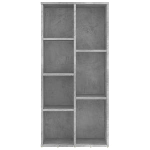 Libreria Grigio Cemento 50x25x106 cm in Truciolato 801111