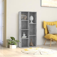 Libreria Grigio Cemento 50x25x106 cm in Truciolato 801111