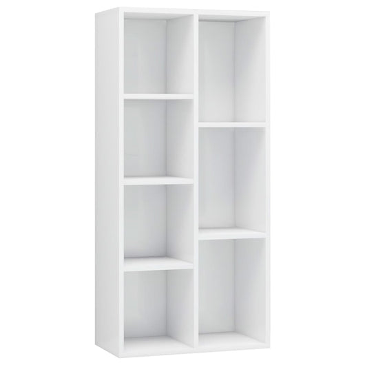 Libreria Bianca Lucida 50x25x106 cm in Truciolato cod mxl 17919