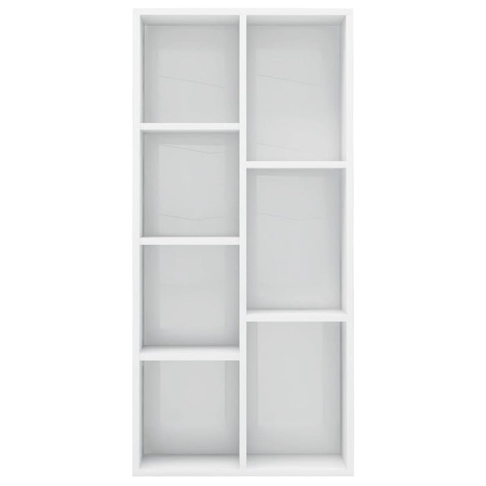 Libreria Bianca Lucida 50x25x106 cm in Truciolato 801113