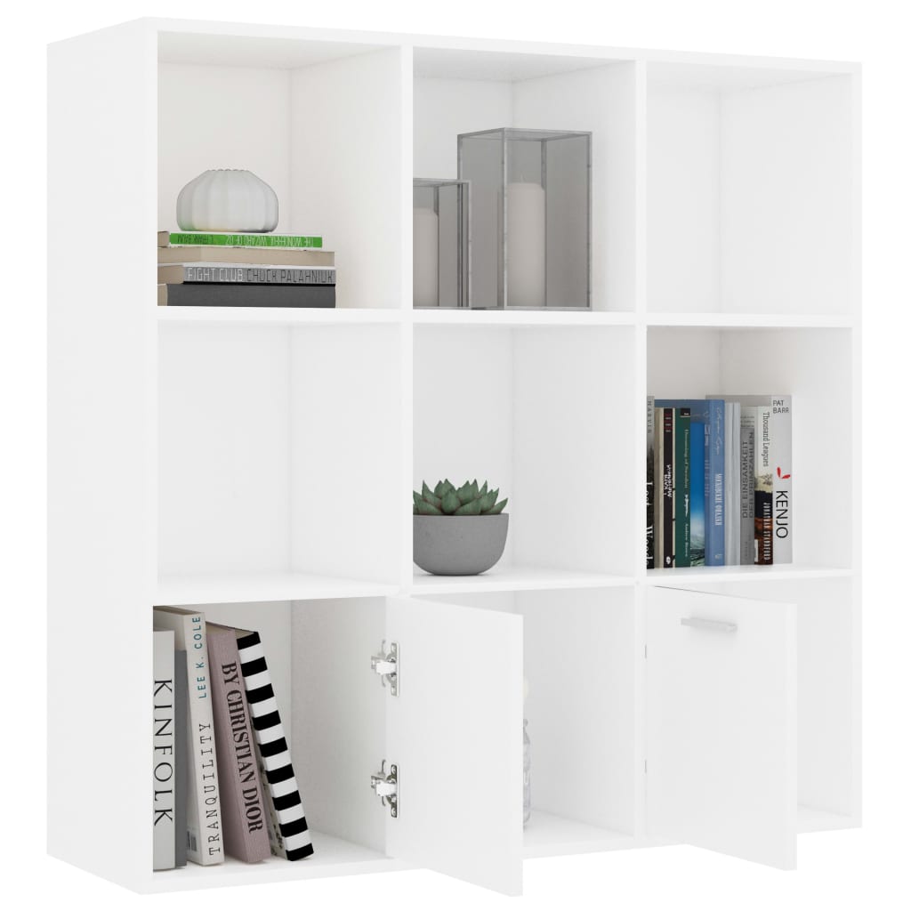 Libreria Bianca 98x30x98 cm in Truciolato cod mxl 33788