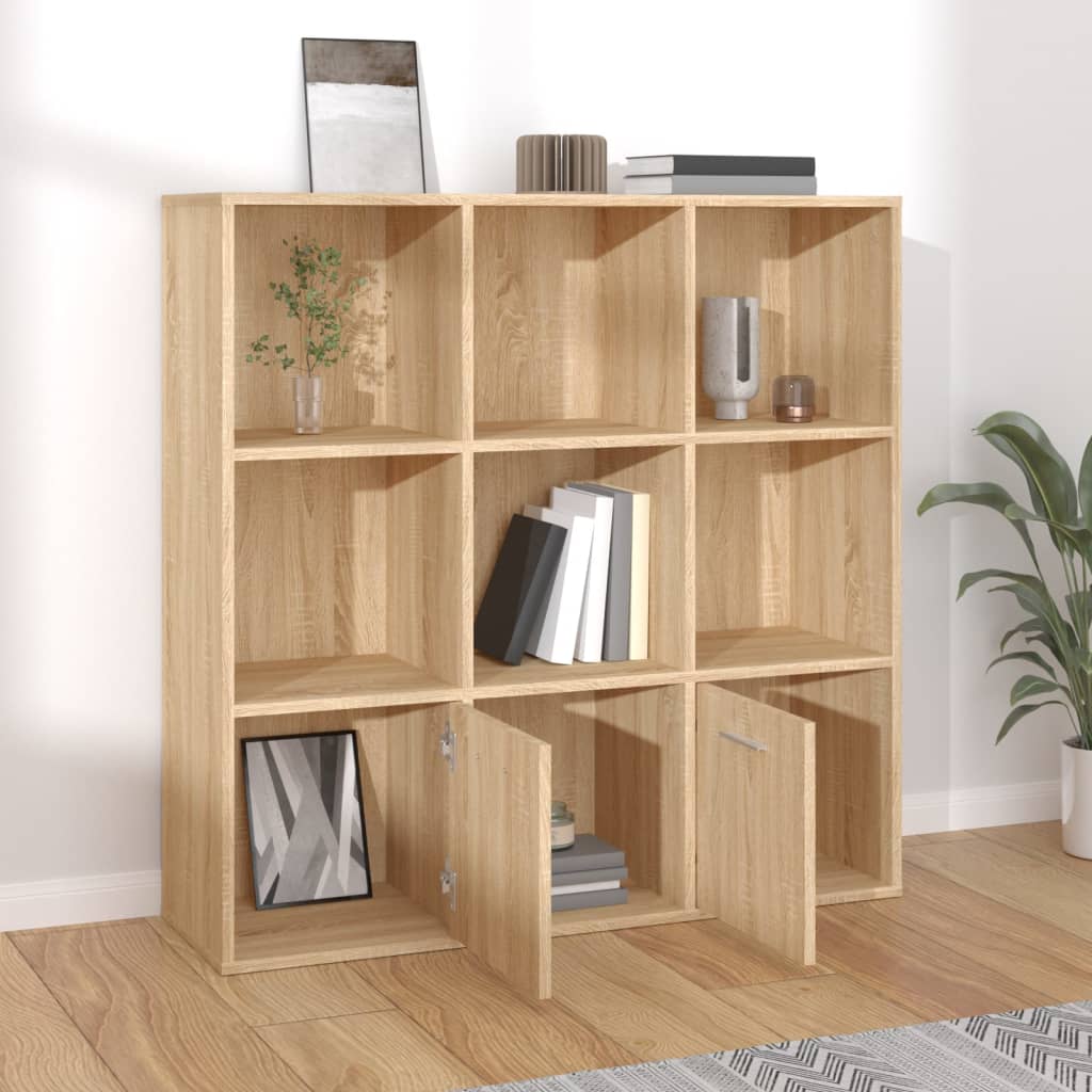 Libreria Effetto Rovere Sonoma 98x30x98 cm in Truciolato cod mxl 73720