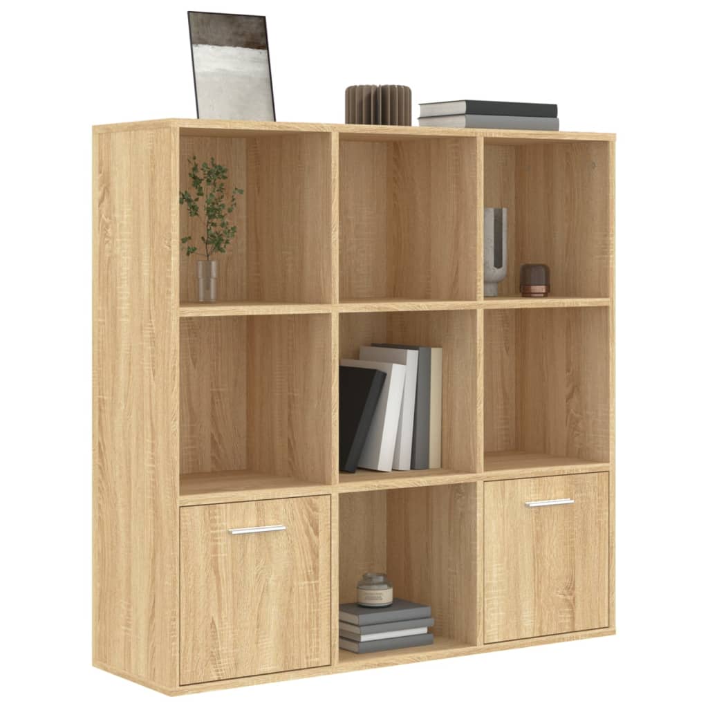 Libreria Effetto Rovere Sonoma 98x30x98 cm in Truciolato cod mxl 73720