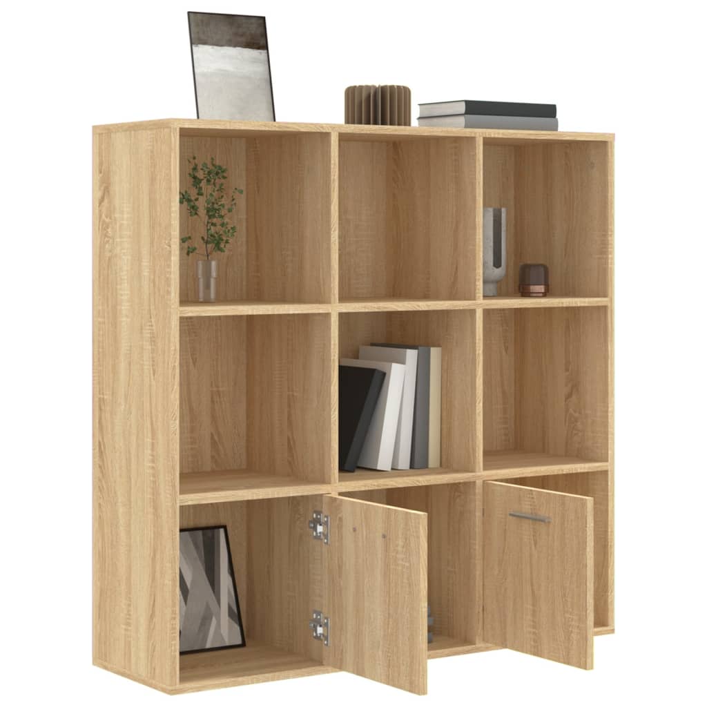 Libreria Effetto Rovere Sonoma 98x30x98 cm in Truciolato cod mxl 73720