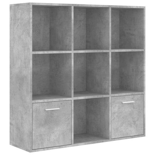 Libreria Grigio Cemento 98x30x98 cm in Truciolato cod mxl 52566