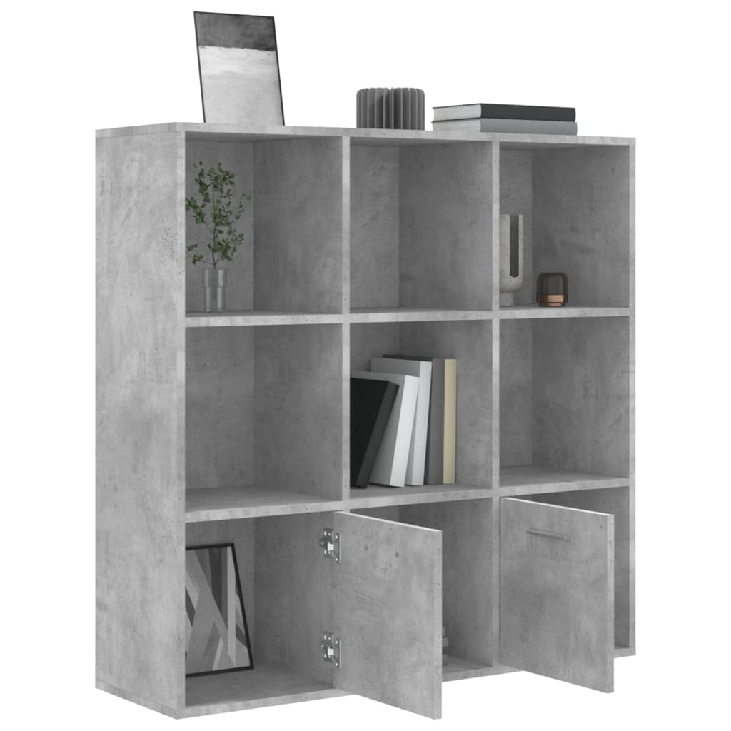 Libreria Grigio Cemento 98x30x98 cm in Truciolato cod mxl 52566