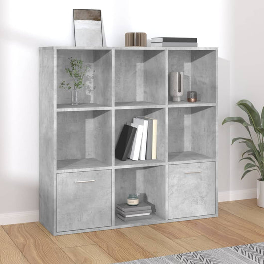 Libreria Grigio Cemento 98x30x98 cm in Truciolato cod mxl 52566