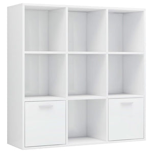 Libreria Bianco Lucido 98x30x98 cm in Truciolato cod mxl 33801