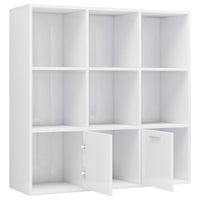 Libreria Bianco Lucido 98x30x98 cm in Truciolato cod mxl 33801