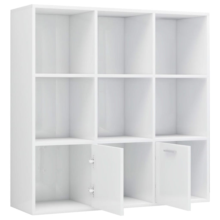 Libreria Bianco Lucido 98x30x98 cm in Truciolato cod mxl 33801