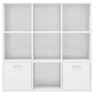 Libreria Bianco Lucido 98x30x98 cm in Truciolato cod mxl 33801