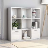 Libreria Bianco Lucido 98x30x98 cm in Truciolato cod mxl 33801