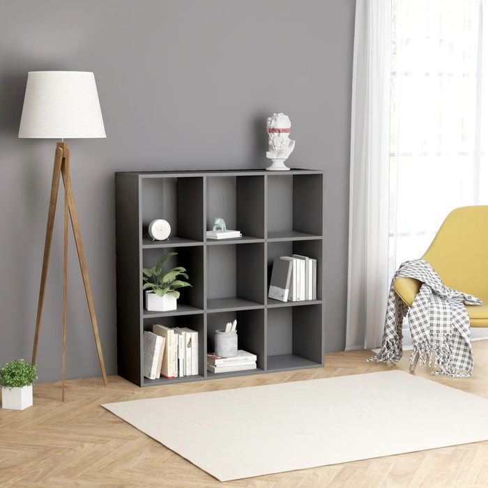 Libreria Grigia 98x30x98 cm in Truciolato cod mxl 39262