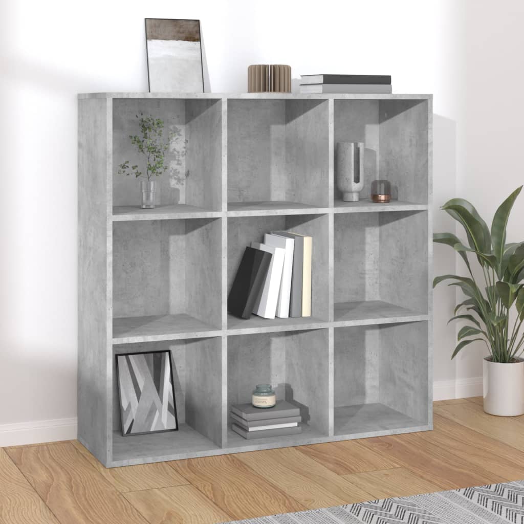 Libreria Grigio Cemento 98x30x98 cm in Truciolato cod mxl 33807