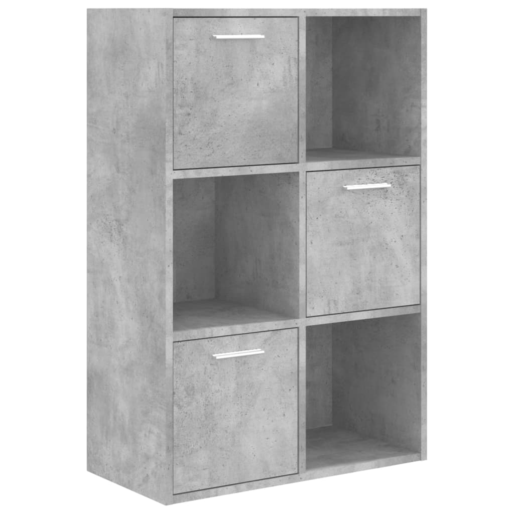 Armadietto Grigio Cemento 60x29,5x90 cm in Truciolato