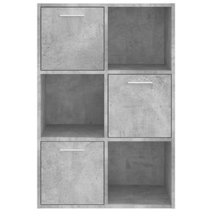 Armadietto Grigio Cemento 60x29,5x90 cm in Truciolato