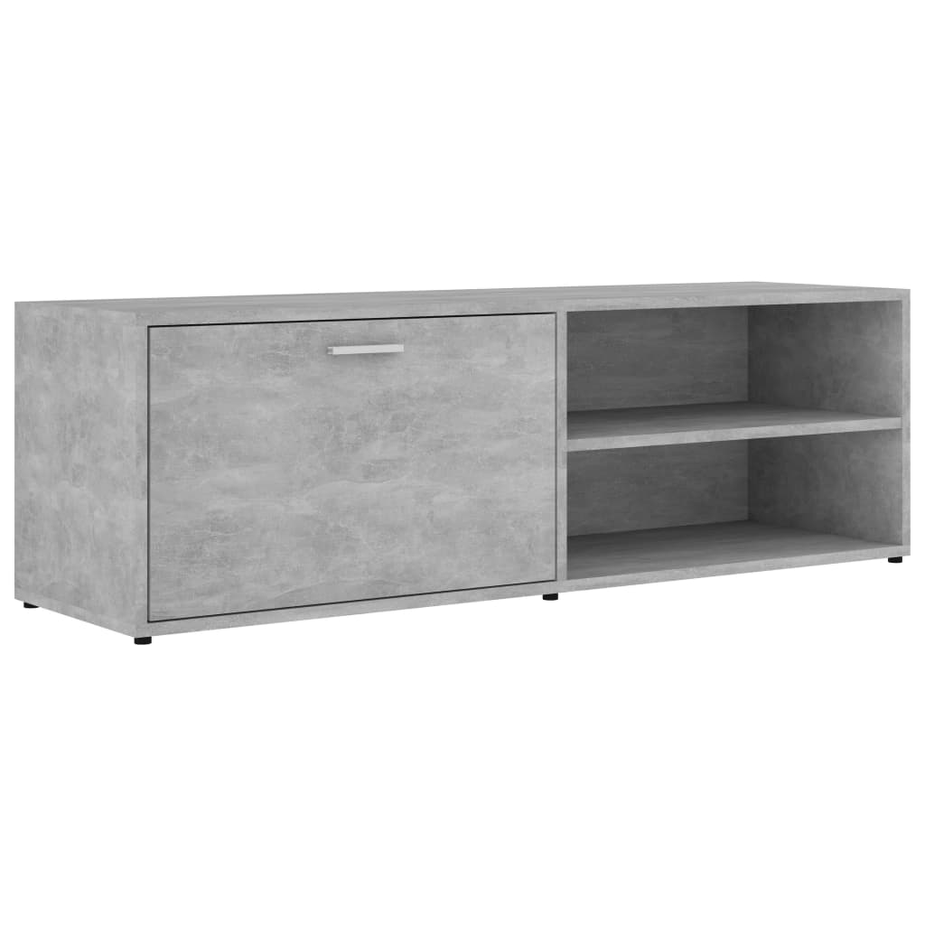 Mobile Porta TV Grigio Cemento 120x34x37 cm in Truciolato 801156