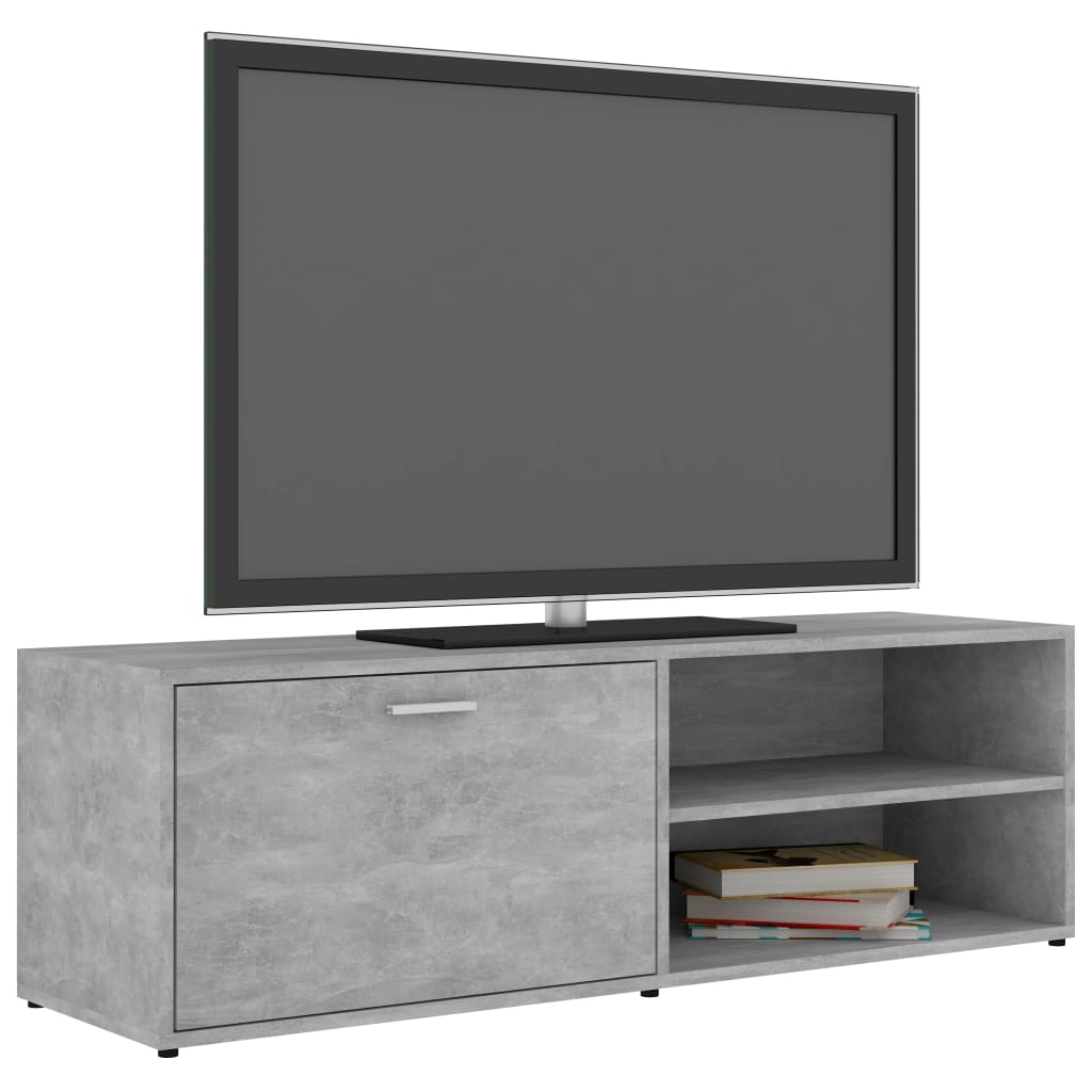 Mobile Porta TV Grigio Cemento 120x34x37 cm in Truciolato 801156