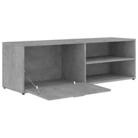 Mobile Porta TV Grigio Cemento 120x34x37 cm in Truciolato 801156