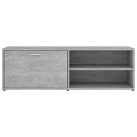 Mobile Porta TV Grigio Cemento 120x34x37 cm in Truciolato 801156