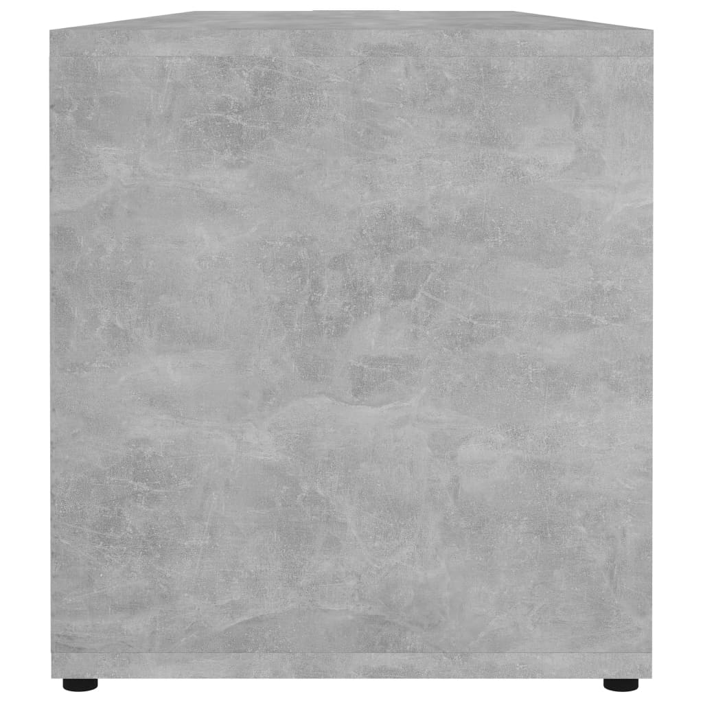 Mobile Porta TV Grigio Cemento 120x34x37 cm in Truciolato 801156