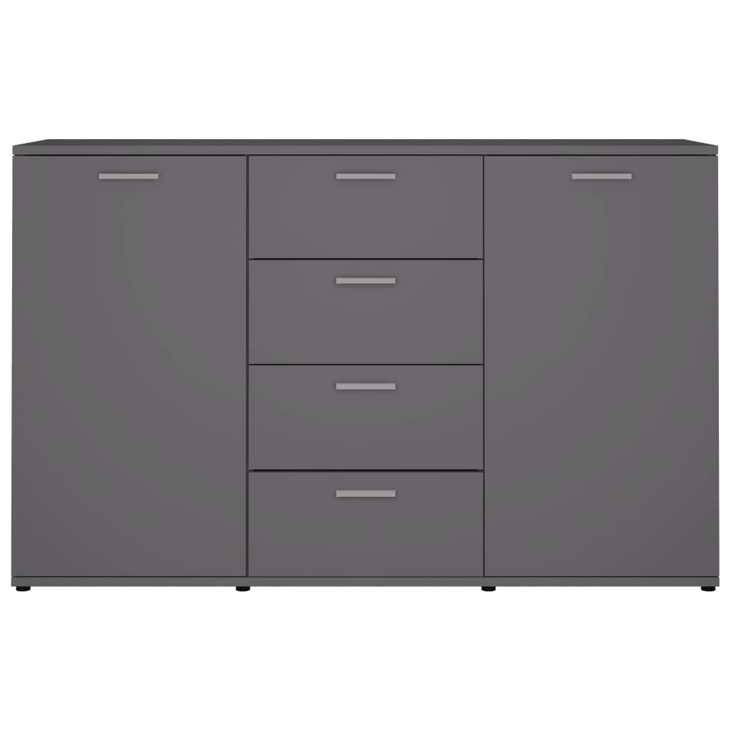 Credenza Grigia 120x35,5x75 cm in Truciolato cod mxl 14843