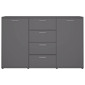 Credenza Grigia 120x35,5x75 cm in Truciolato cod mxl 14843