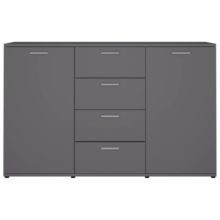 Credenza Grigia 120x35,5x75 cm in Truciolato cod mxl 14843