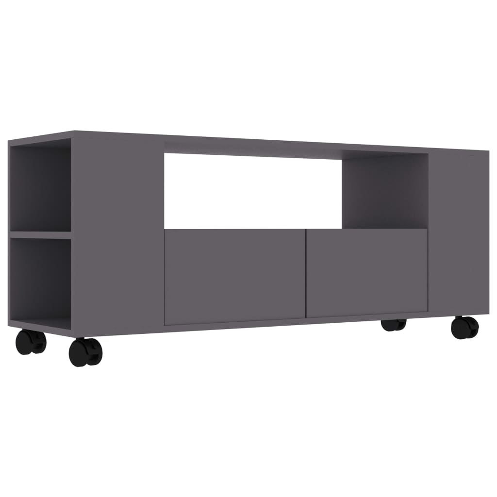 Mobile Porta TV Grigio 120x35x43 cm in Truciolato cod mxl 33938