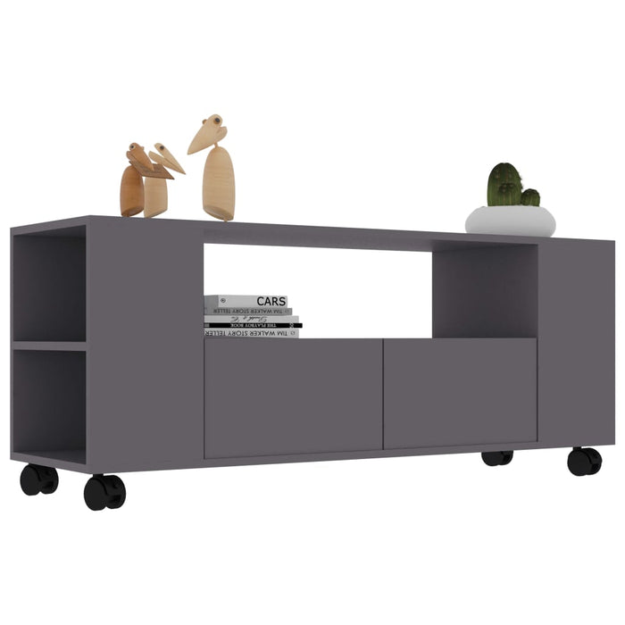 Mobile Porta TV Grigio 120x35x43 cm in Truciolato cod mxl 33938