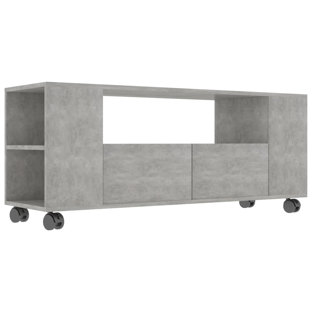 Mobile Porta TV Grigio Cemento 120x35x43 cm in Truciolato cod mxl 17253