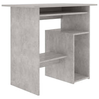 Scrivania Grigio Cemento 80x45x74 cm in Legno Multistrato 801368