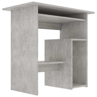 Scrivania Grigio Cemento 80x45x74 cm in Legno Multistrato 801368