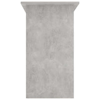 Scrivania Grigio Cemento 80x45x74 cm in Truciolato cod 12187