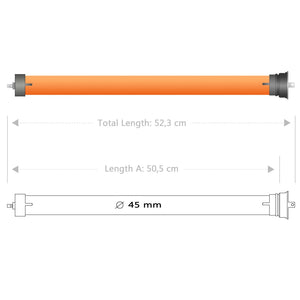 Motori Tubolari 5 pz 50 Nm cod mxl 67699