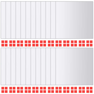 Piastrelle a Specchio 48 pz Quadrate in Vetro