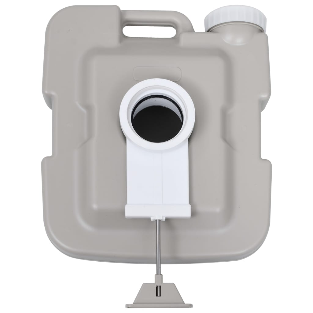 WC Portatile per Campeggio Grigio 10+10 L 30136