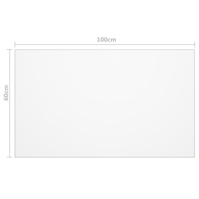 Protezione Tavolo Opaca 100x60 cm 1,6 mm PVC 288258