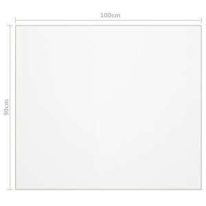 Protezione Tavolo Opaca 100x90 cm 2 mm PVC cod mxl 65926