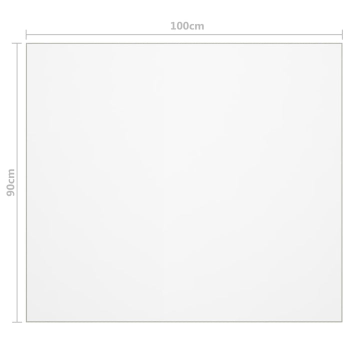 Protezione Tavolo Opaca 100x90 cm 2 mm PVC cod mxl 65926