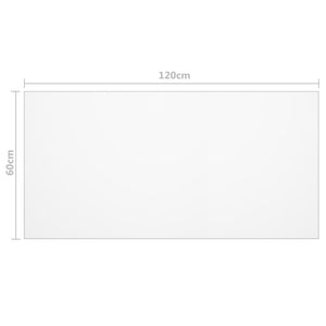 Protezione Tavolo Trasparente 120x60 cm 2 mm PVC cod mxl 61264